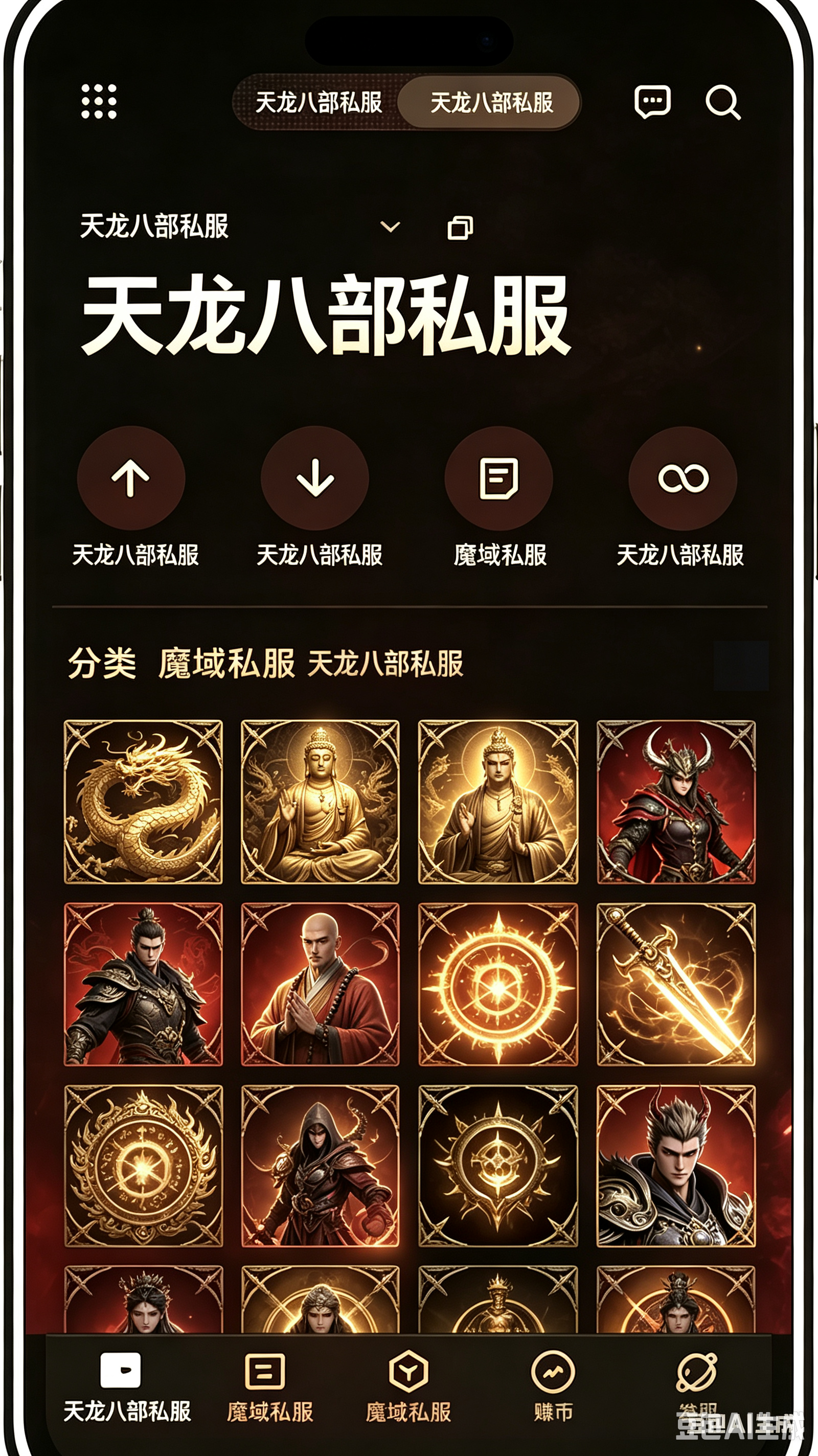 天龙八部私服门派PK对战